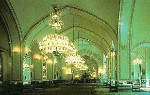 A view from inside Golestan Palace