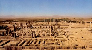 A view over the ruins of Persepolis