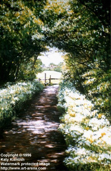 The walkway, Lechlade